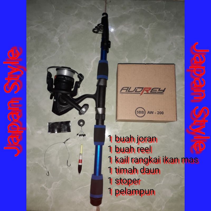 Set Pancing JAPAN STYLE Paket Mancing Ikan Mas