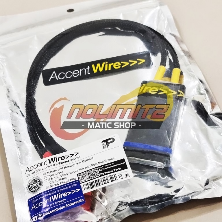 Accent Wire E2 RS Engine Response Stabilizer Aki NMAX XMAX PCX Vespa