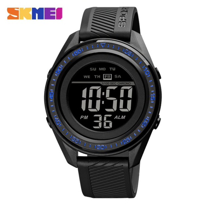 Jam Tangan Pria SKMEI 1638 Multifungsi Sport Watch LED Backlight Waterproof Men Digital Wristwatches