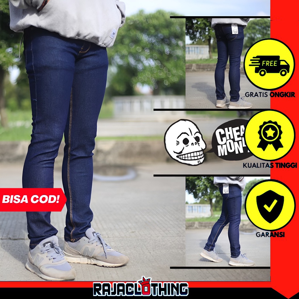 RCL - Celana Panjang Soft Jeans Cheap Monday Slim Fit Original S.M.L.XL 27 Sampai 34