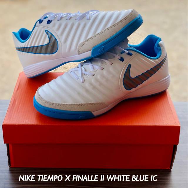 Nike Tiempo X Finalle II White Blue IC