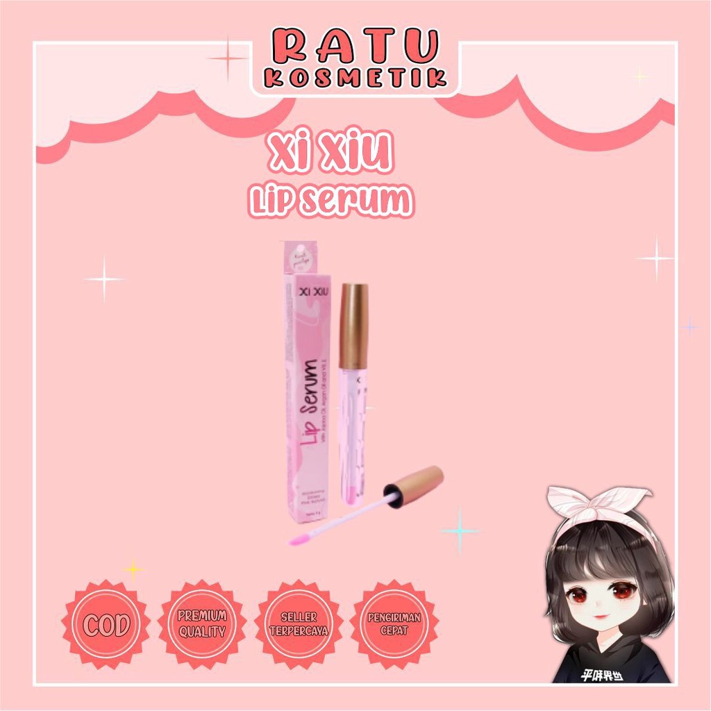 ❤ RATU ❤ Xi Xiu Lip Serum | Pelembab Bibir ( BPOM✔️ )