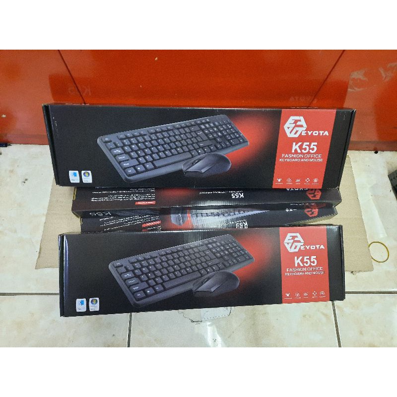 Paket Keyboard Mouse USB Baru