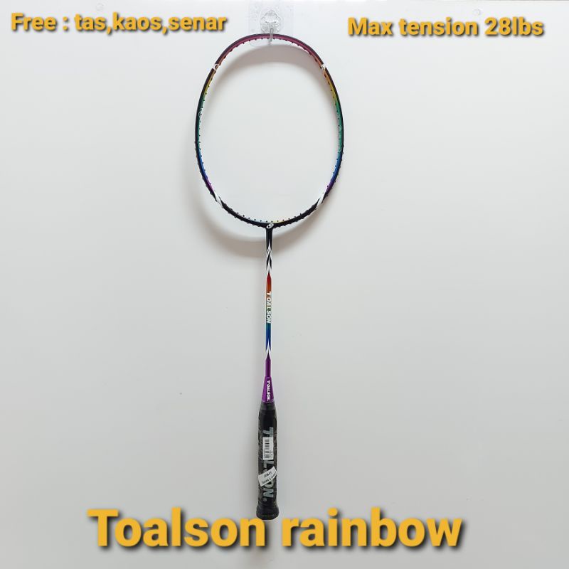 Raket badminton toalson rainbow
