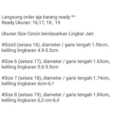 CINCIN MURAH / Cincin titanium/couple epoxy MINI list putih hitam / BISA COD ( BAYAR DI RUMAH ) TOKO IMAH