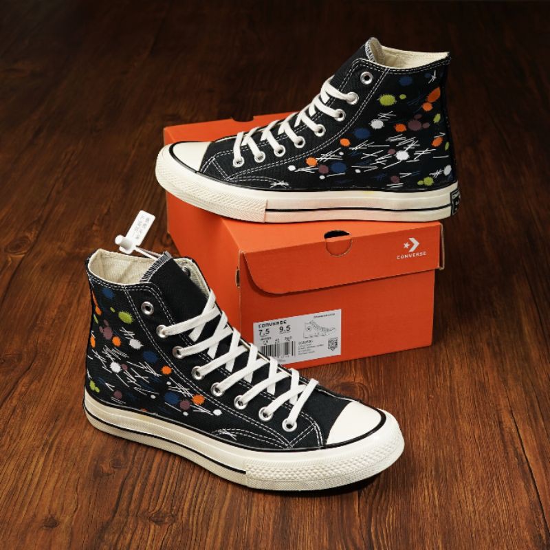 Converse 70s Hi Multi Colour Black Egret