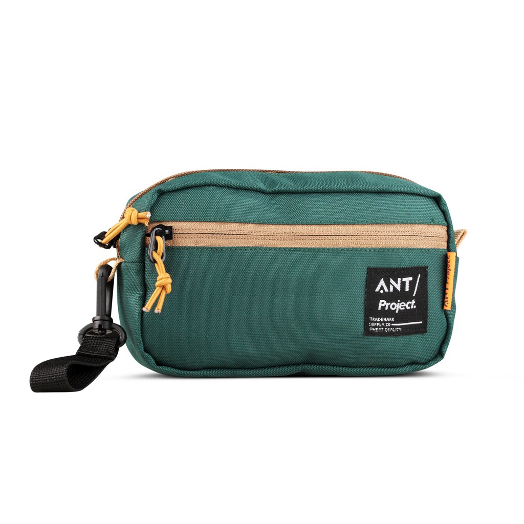 Hand Bag Pria Clutch Tas Tangan Kecil Dompet Gadget Mini Bag Camo Army Hitam Hijau