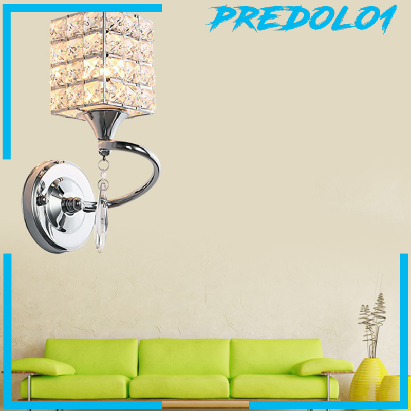 (Predolo1) Lampu Dinding E27 Bahan Kaca Kristal