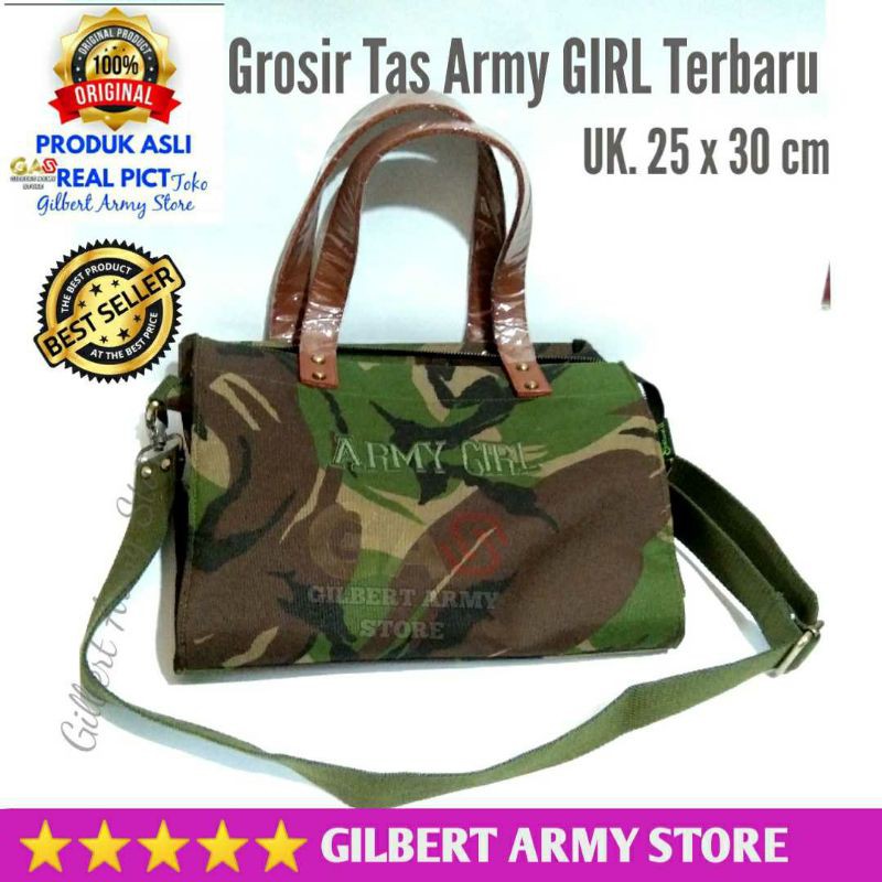 Tas Loreng Army Girls Kualitas Premium Gilbert Army Store Murah Grosir Tas Militer Tas Wanita Army Selempang slempang