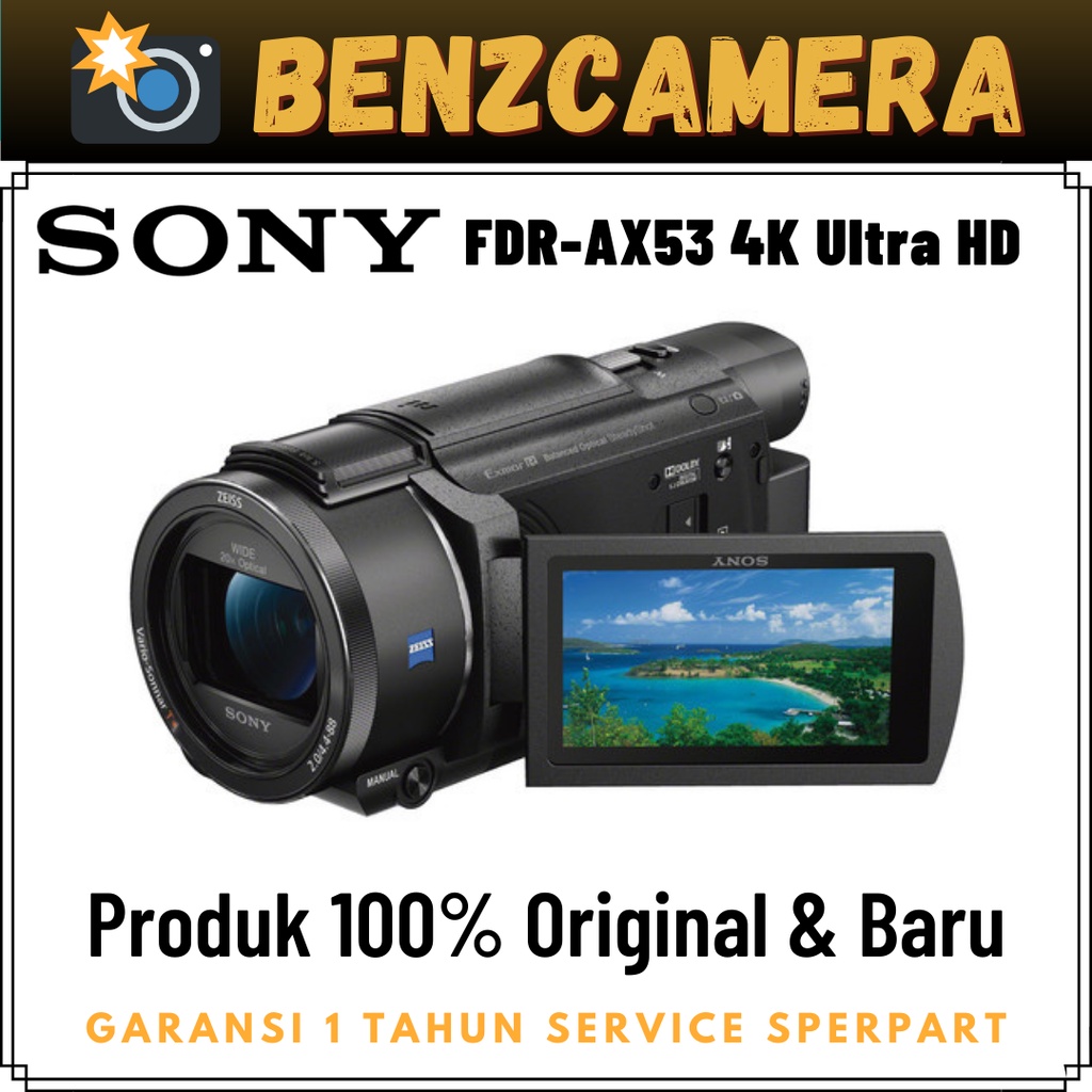 Sony FDR-AX53 4K Ultra HD Handycam Camcorder