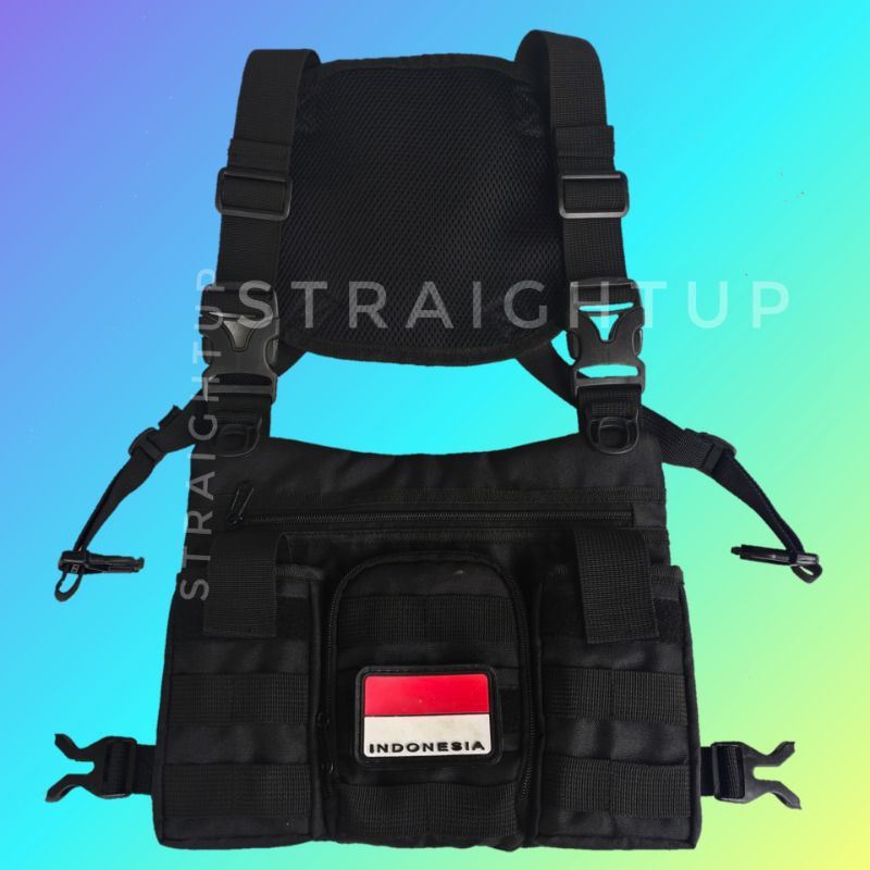 Rompi Dada Motor Anti Maling -Tas bersepeda - Tas Naik Gunung Tas Olahra