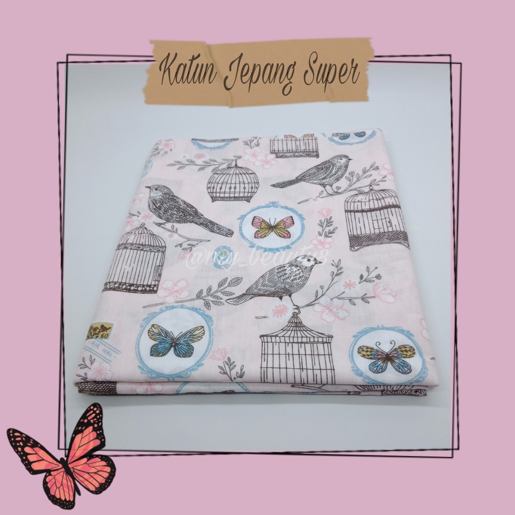 Kain Perca Katun Jepang Super