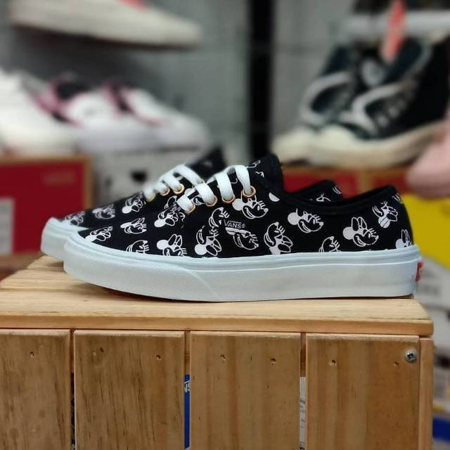 OBRAL PREMIUM VANS AUTHENTIC DISNEY BLACK WAFFLE DT