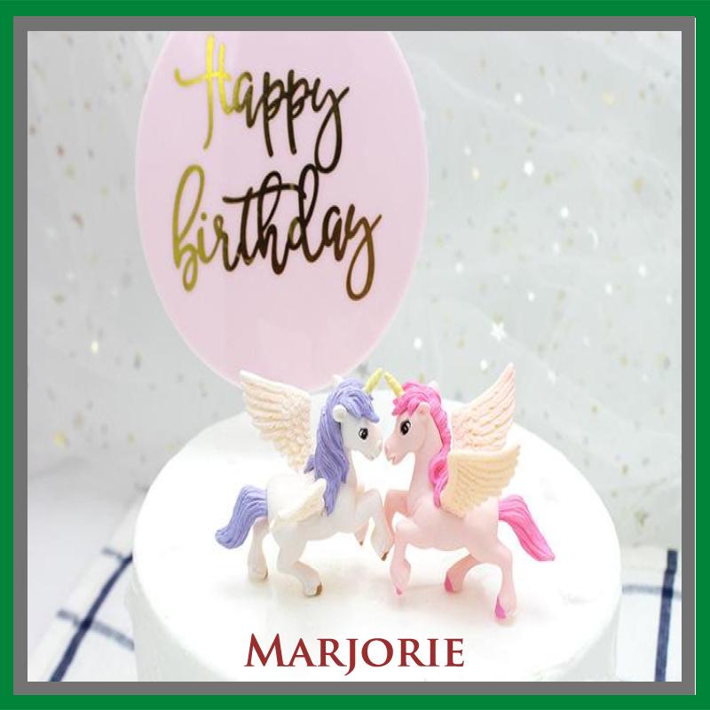 Cake Topper Happy Birthday / Tusukan Hiasan Kue Happy Birthday Acrylic-MJD