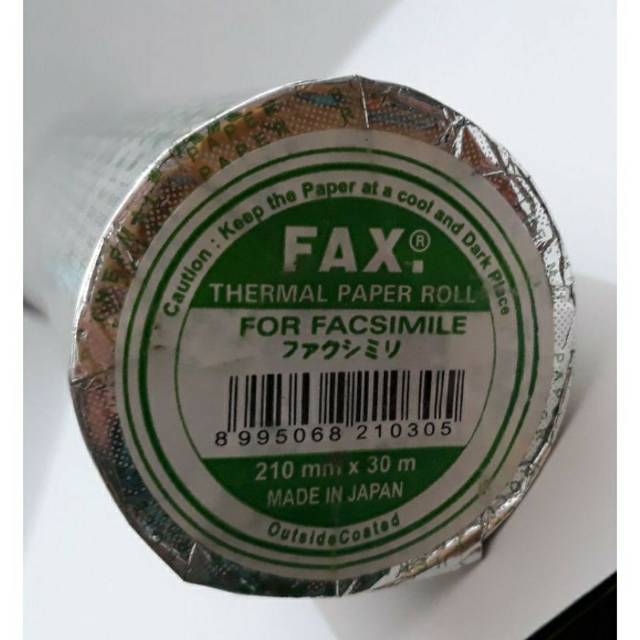 

Kertas Fax 210 mm x 30 m (ori)