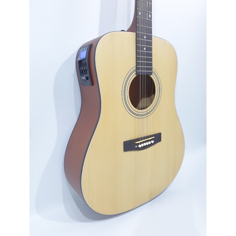 Gitar Akustik Elektrik Yamaha Tipe F310 EQ TUNER LC-PRENER Spruce Senar String Trusrod Listrik