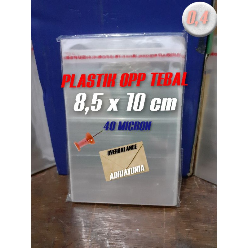 Plastik Opp 8.5 X 10 Cm Seal