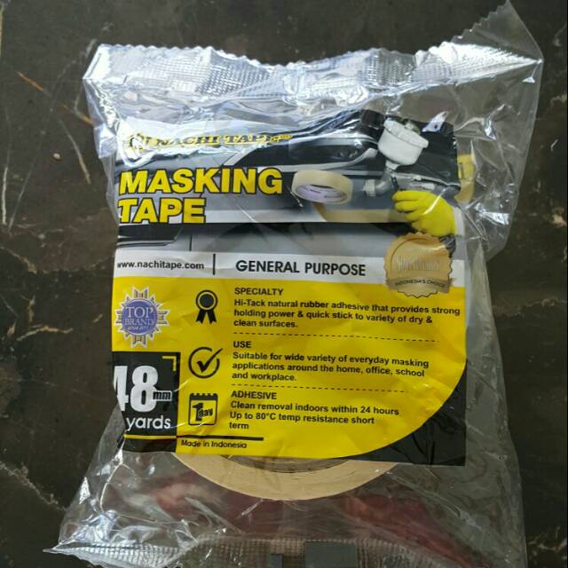 

Lakba kertas masking nachi 2" (48mmx20yd) tape murah berkualitas