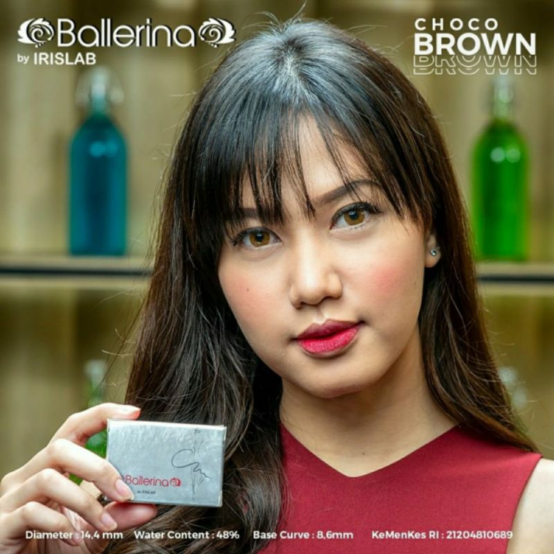 Softlens BALLERINA 14.4 MM by IRISLAB Softlen BALLERINA 14.4MM Warna Normal Soflen Soflens Softlense