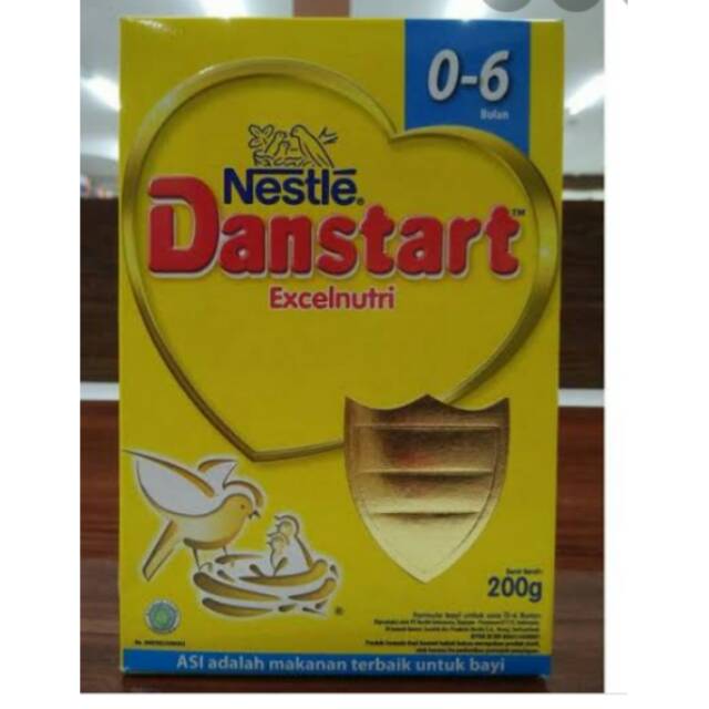 Susu Danstart 0-6 bulan ukuran 200gram (beli 4 gratis 1 pcs)