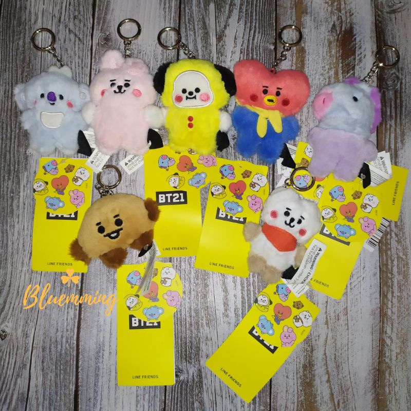 BT21 keyring Baby Body Flat Fur