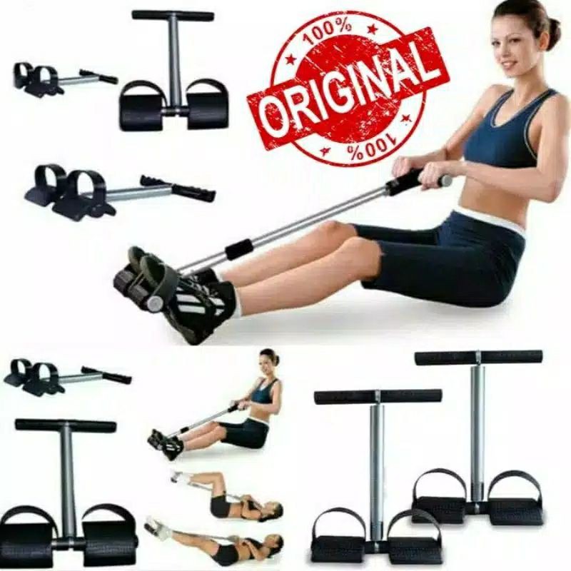 Tummy Trimmer Fitness Pengecil Perut dan Pembakar Lemak Bantu Sit Up alat otot