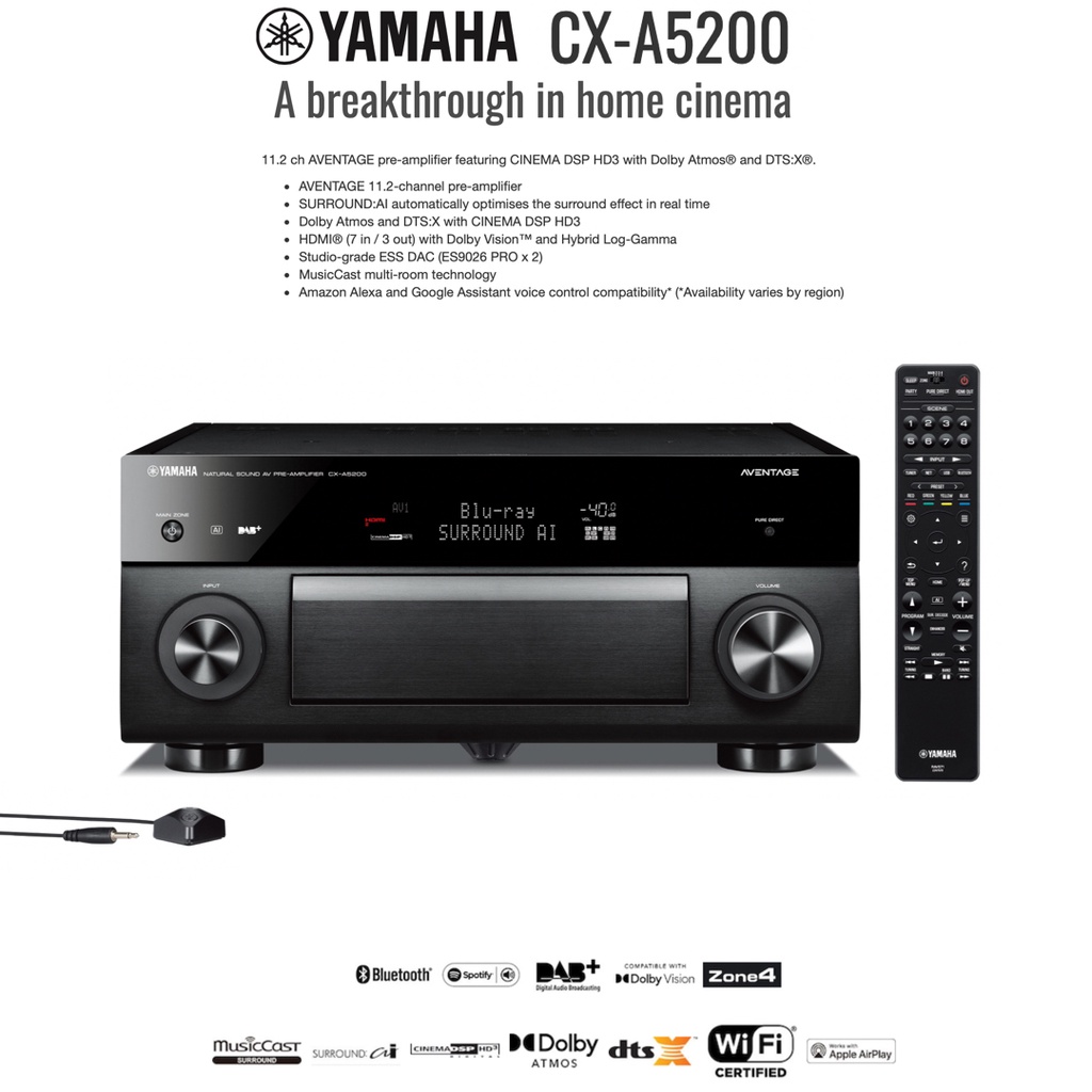 Yamaha CXA5200 CX-A5200 Aventage 11.2 channel Home theatre processor
