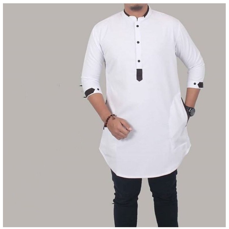 Baju Muslim Koko Kurta Baju Pakistan Koko Pakistan Gamis Pria Jubah Pakistan Jubah Pria Kurta