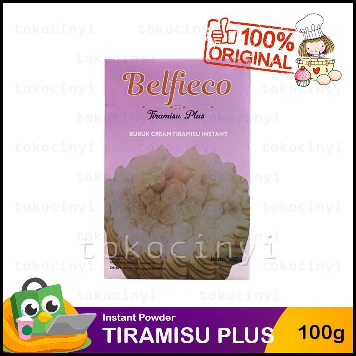 

Belfieco Tiramisu Plus / Bubuk Krim / Cream Tiramisu Instant 100 Gr