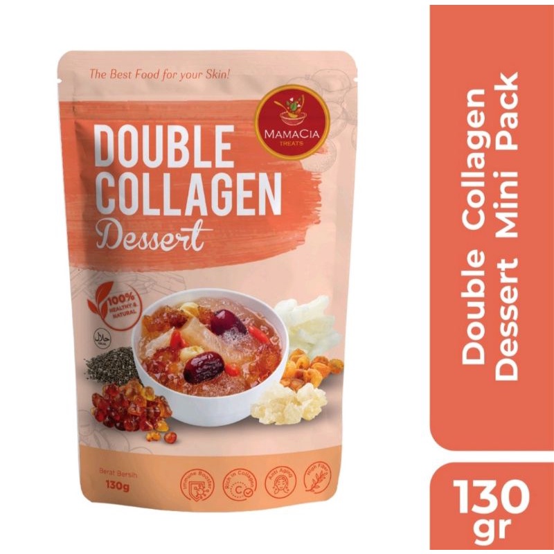 

MAMACIA TREATS - DOUBLE COLLAGEN DESSERT 130GR MINIPACK ( PEACH GUM + SNOW BIRD NEST)
