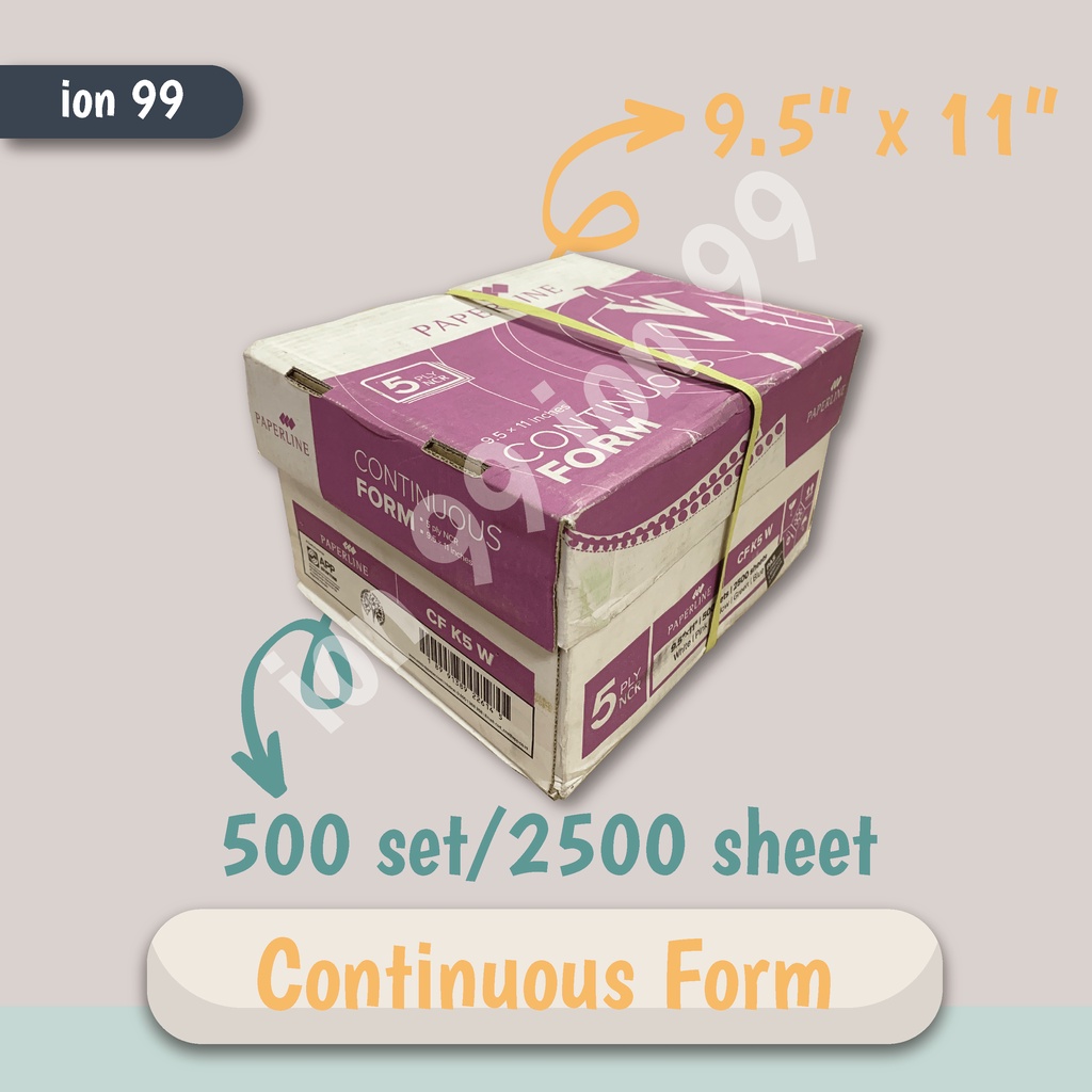 

Continuous Form 5 Ply Warna NCR POLOS - Paper line PPL