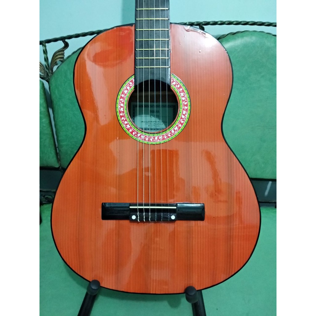 Gitar Classic Merk Yamaha Senar Nylon Tipe C315 Warna Orange Buat Pemula Belajar Jakarta Murah