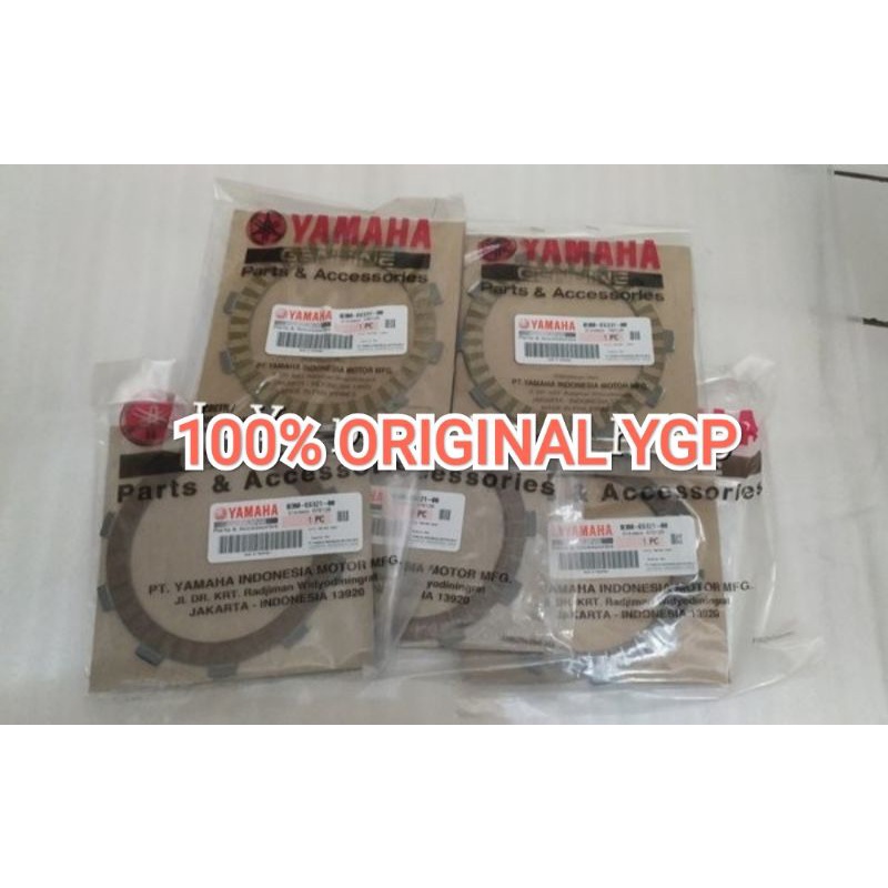 KAMPAS KOPLING WR155 WR 155 ASLI ORI YAMAHA B3M E6321 00 (3 PCS) &amp; B3M E6331 00 (2 PCS)