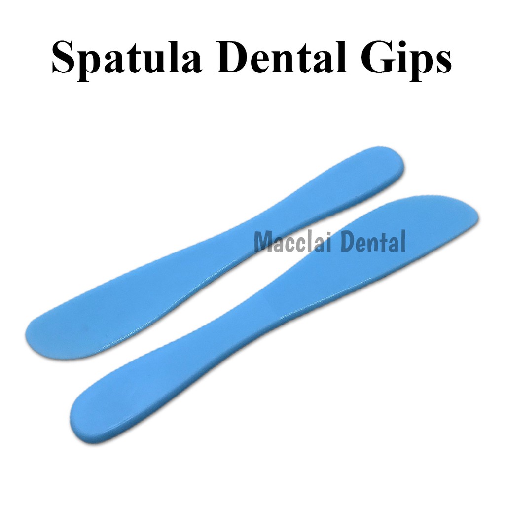 DENTAL SPATULA GIPS PLASTIK / SPATEL ALGINATE / ALGINAT SPATULA GIPSUM MIXING PLASTER PLESTER