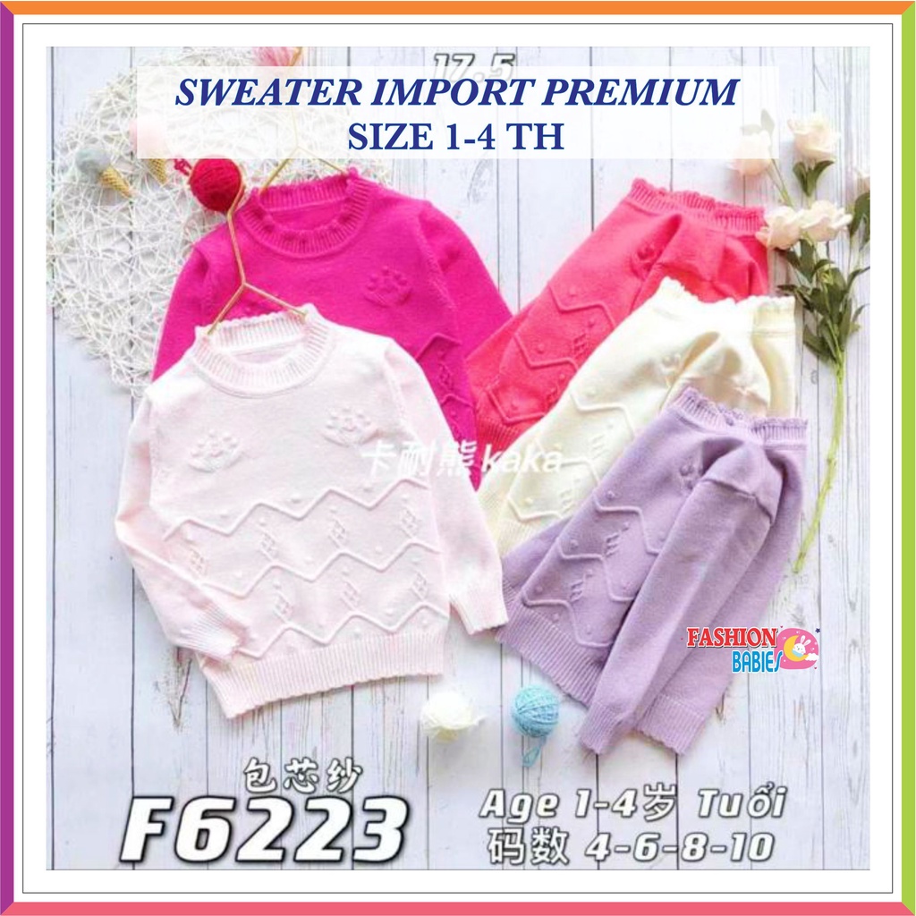 ❤ Fashionbabies ❤ SWEATER RAJUT IMPOR PREMIUM OBLONG