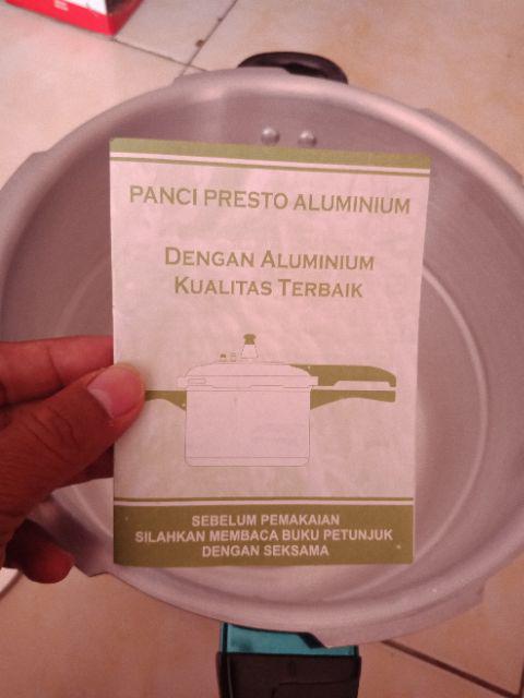 Happy Call Panci Presto 8 Liter Aluminium Belly (pinggang) Dengan Saringan Pengukus