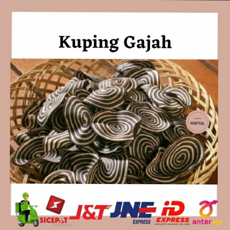 

KUPING GAJAH / KERIPIK GURIH / JAJANAN MANIS / COKLAT / STRAWBERRY