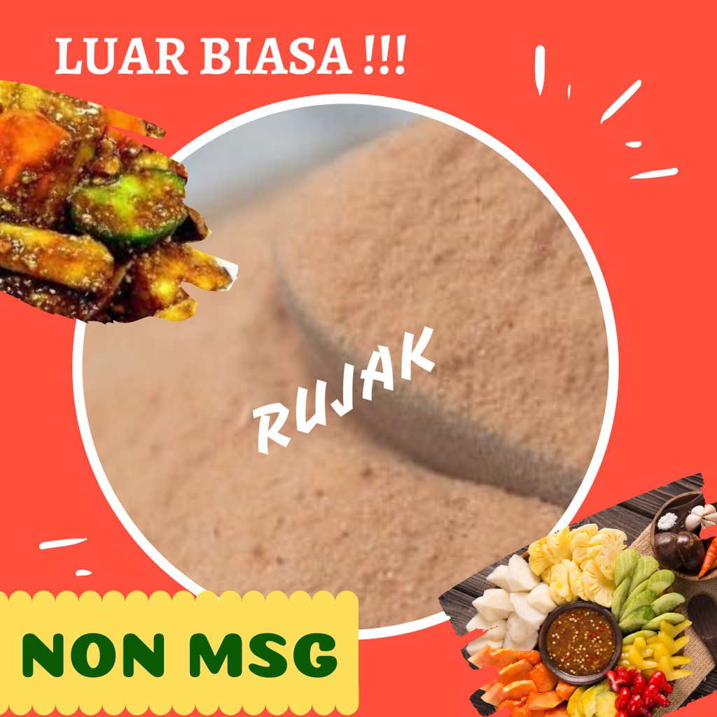 

Bumbu Tabur Premium Rasa Rujak Non MSG 1 Kg Enak Halal Murah Meriah Keripik Seblak Singkong Cibay