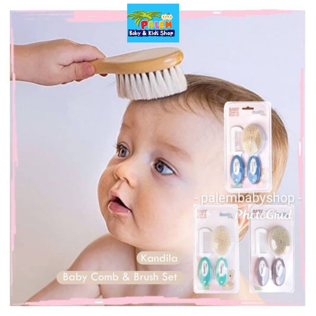 Kandila Baby Comb &amp; Brush Set/sisir bayi KDL009