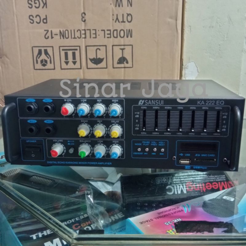 Amplifier SANSUI KA222 EQ KA 222 EQ Ampli sansui ka 222 Bluetooth - Equalizer