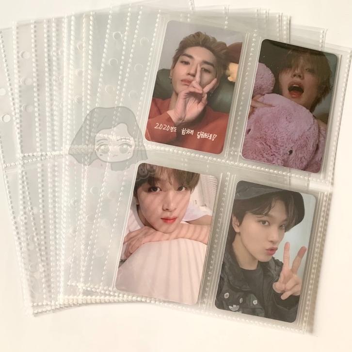 

(TERBARU) [READY STOCK] 10 SLEEVE PHOTOCARD 4P 2P 1P UKURAN A5 6 RING ONE SIDE DOUBLE SIDE UKURAN 4P 2P 1P !