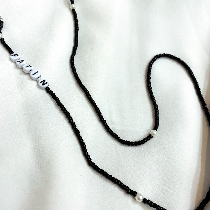 strap masker / strap / strap masker kalung / kalung masker / aksesoris masker / strap masker manik