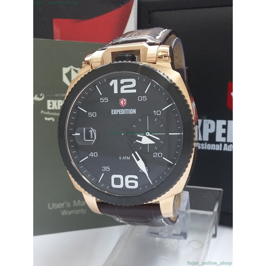 Jam Tangan Pria Expedition E 6723 M DBWRGBL Original Rantai Cowok