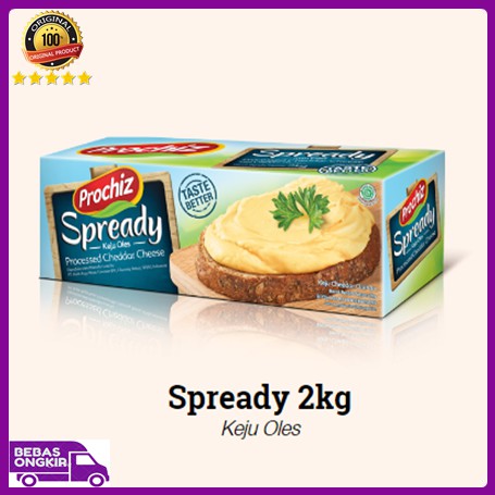 

Keju Prochiz Spready Keju Oles 2 kg