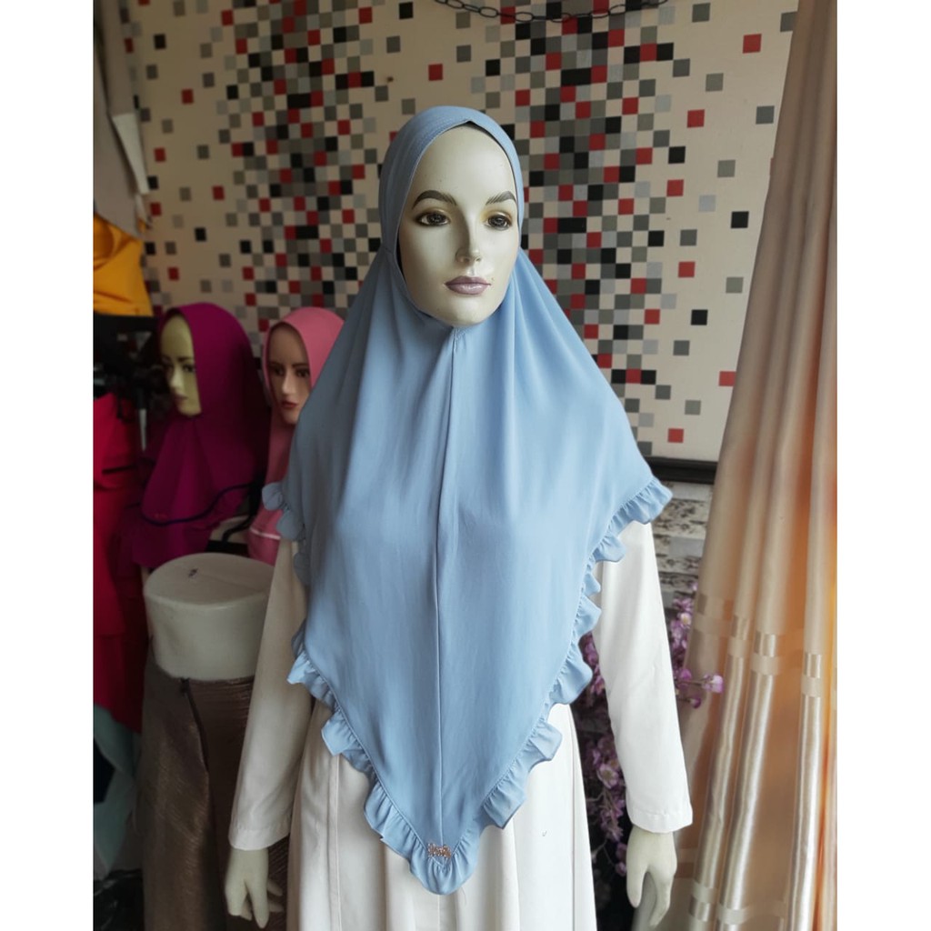 Hijab Bergo Kriwil Instan