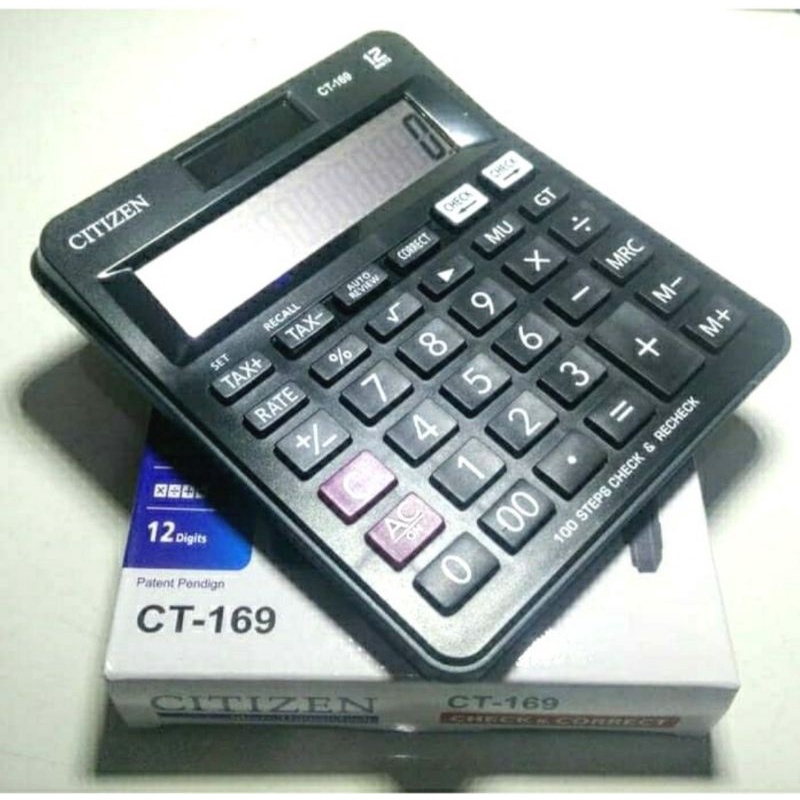 CITIZEN CT169 CHECK &amp; CORRECT Kalkulator / Calculator CT 169