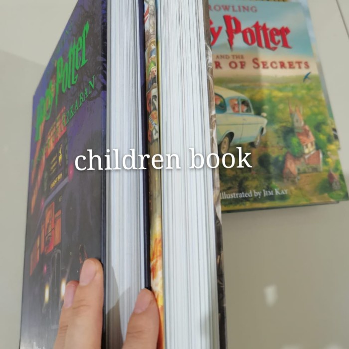 SUPER SALE Harry Potter IIIustrated Edition books. hardcover.fancy paper.