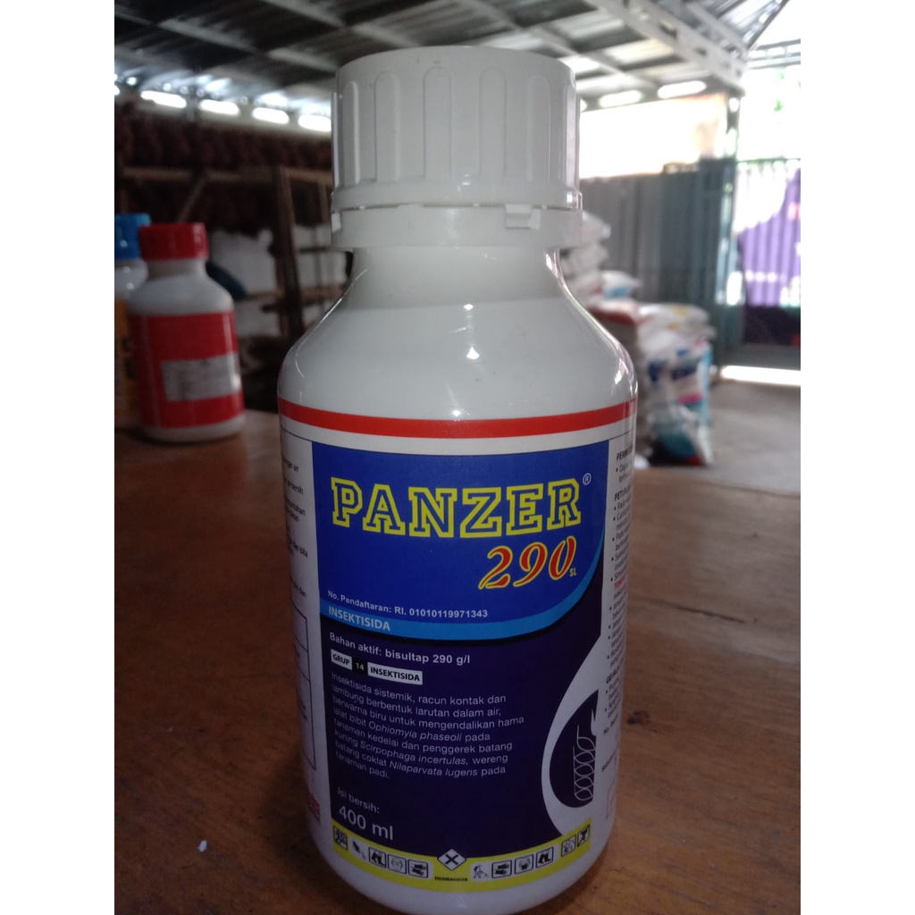 INSEKTISIDA SISTEMIK PANZER 290 SL KEMASAN 400ML MENGENDALIKAN ULAT PENGGERAK BATANG DI TANAMAN PADI