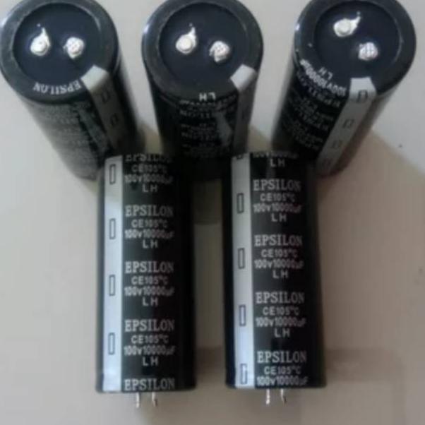 Telah Hadir.. ELCO 100 v 10000uf EPSILON 10000uf 100v  ORIGINAL