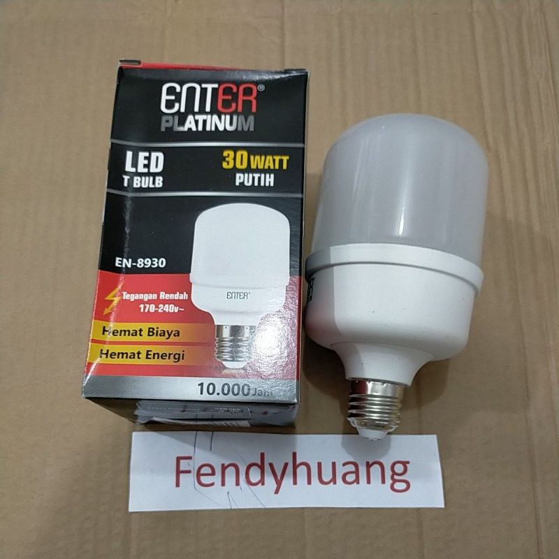 Jual Lampu Led Enter 30 Watt Botol Tabung Bohlam Capsule Capsul Jumbo